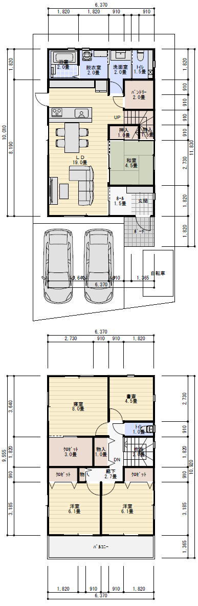 南向き玄関の間取り一覧理想の間取り図と出会う「madree マドリー 」