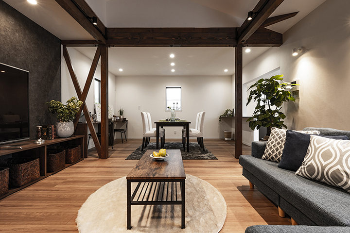 天井の梁 はり を見せる「 古民家 」リフォーム滋賀のリフォーム情報