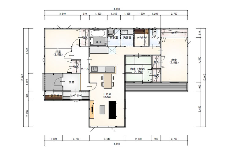 アトリエのある住宅の設計