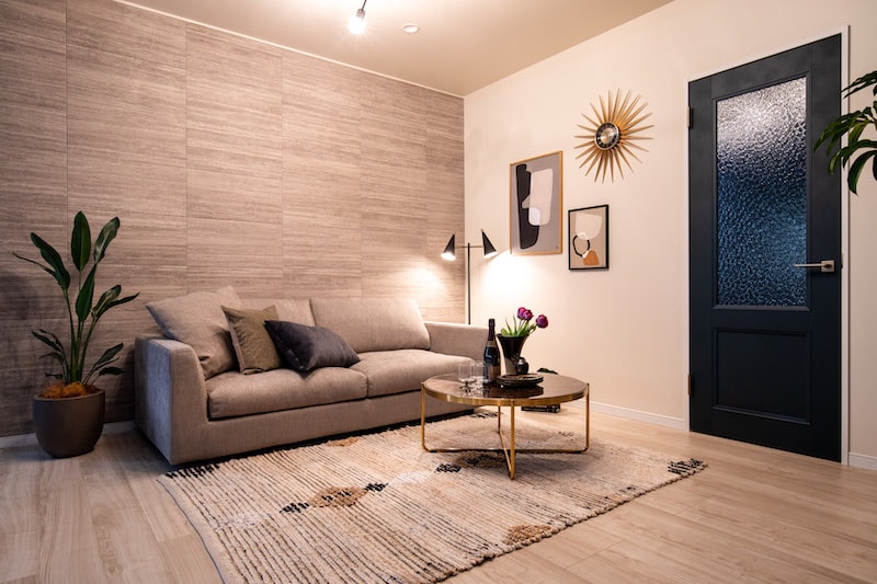 白い家具中心のモダンテイストな部屋インテリアコーディネート依頼相談実例