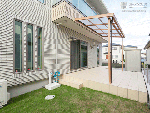 テラス屋根でスペースの有効活用を！堀内建材