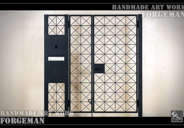 ロートアイアン門扉 フェンス ウィンドウボックス 階段手すり 施工例アイティシー株式会社