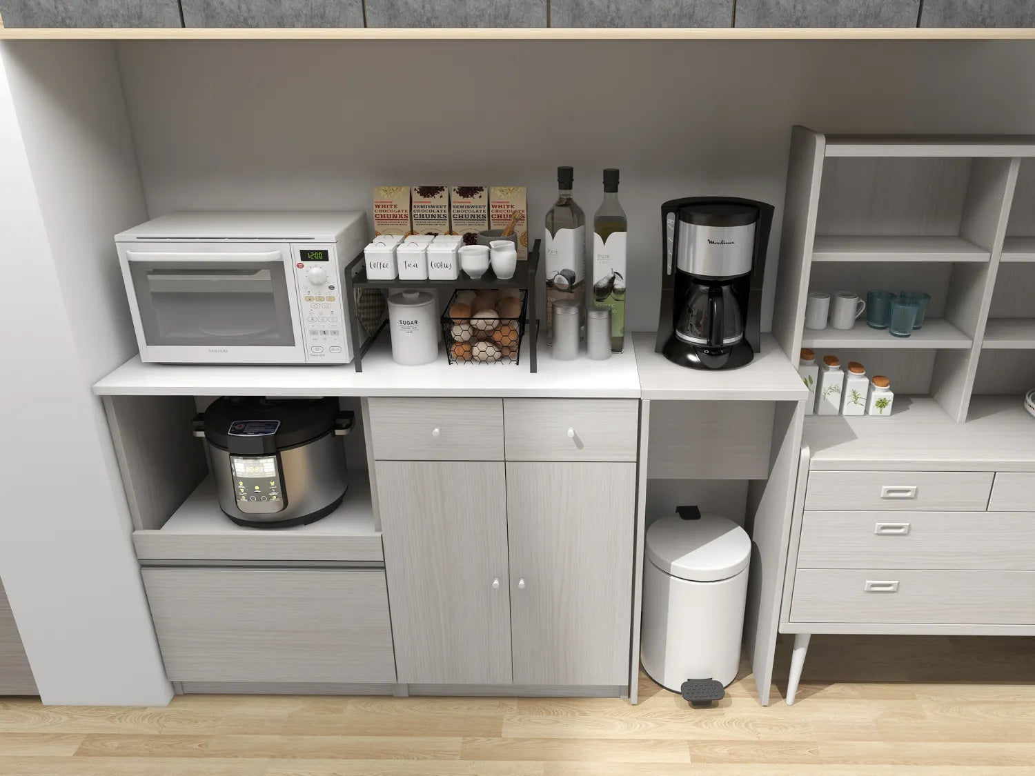 キッチン収納 一人暮らしおすすめアイデア！100均やニトリ商品もPrettyOnline