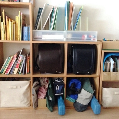 子供用 ランドセル ラック 棚 洋服 クローゼット こども目線で考えるランドセル収納 無印良品