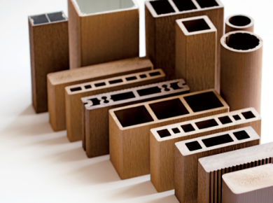 木ルーバー木粉被膜一体成形アルミ材 - 土新建材製品サイトウッドデッキ工事、建築・外構工事の施工