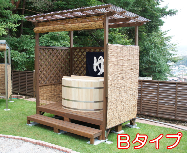 風呂から眺める坪庭癒しの空間の作り方N様邸愛知のガーデンデザイン庭や日記３