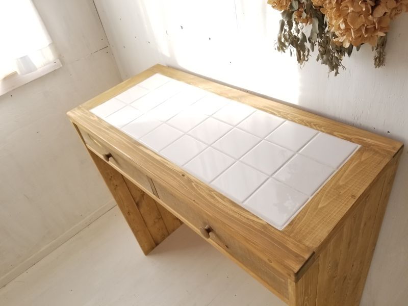 タイル仕上のカウンター 幸せな家づくりのレシピ