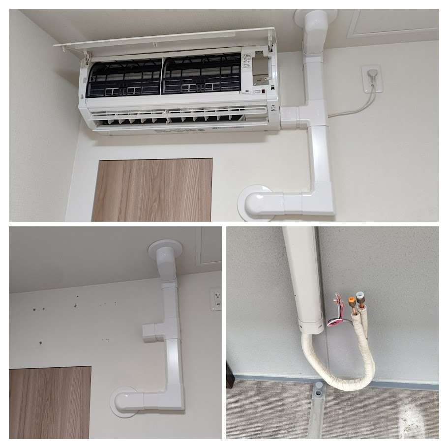 隠蔽配管 完全マニュアル エアコンの隠蔽配管って一体何？普通のエアコン取り付け工事とどう違う？工事内容から費用、注意点まで