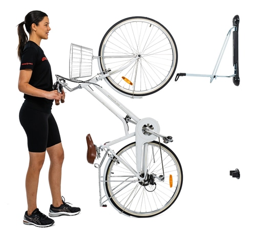 NinoLite B129 壁掛け 自転車３台用スタンド 最大９０キロ負荷可能 縦置き スリムなデザイン スペース節約 ディスプレイ保管日本語取り扱い説明書付き : MIXY4 - 通販 - Yahoo!ショッピング