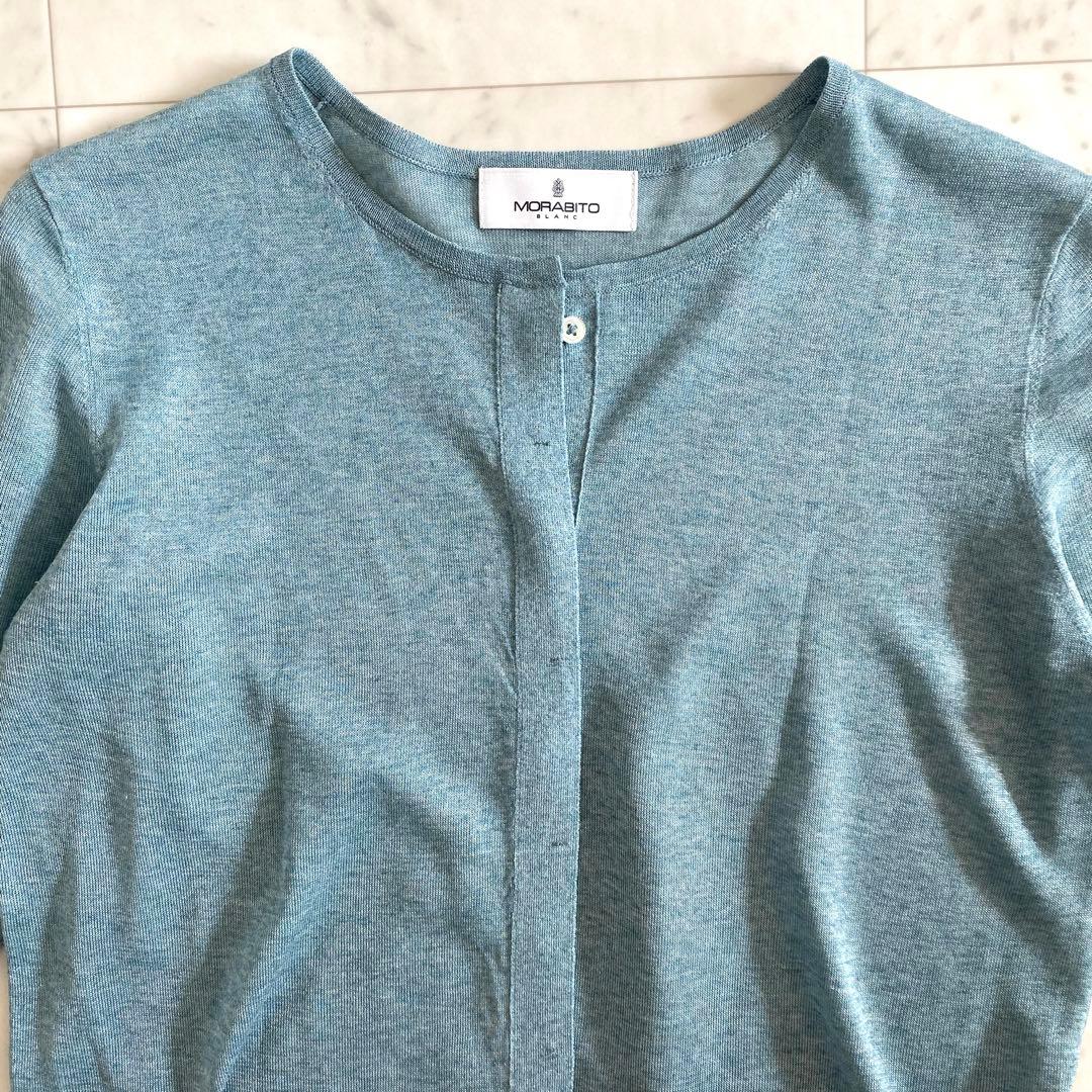 ビジュー刺繍ニットカーディガン ナノユニバース NANO universeナノユニバース カウチンニットカーディガン nano・universeの