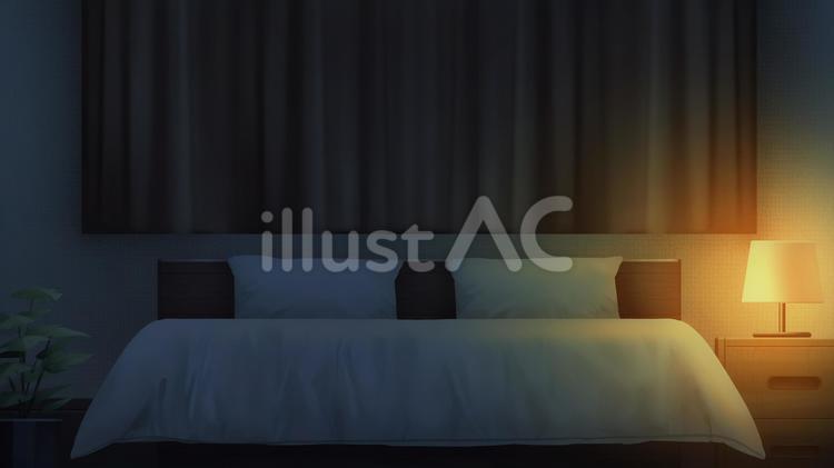 シンプルな寝室の背景のイラスト素材103550842- PIXTA