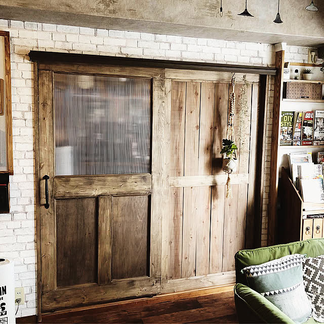 引戸の手前に「壁」 をつくる-fevecasa フェブカーサ