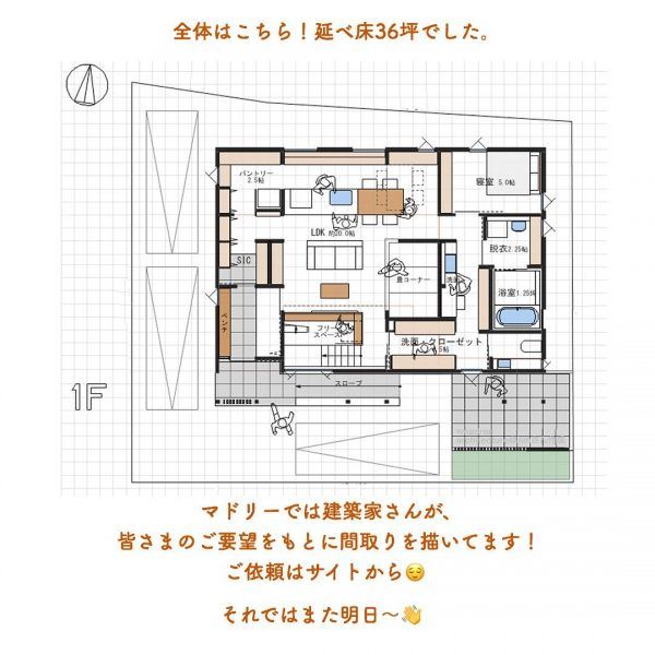 間取り解説 １階に１部屋寝室がある暮らし公式スタッフブログひまわり工房 有限会社ひまわり工房
