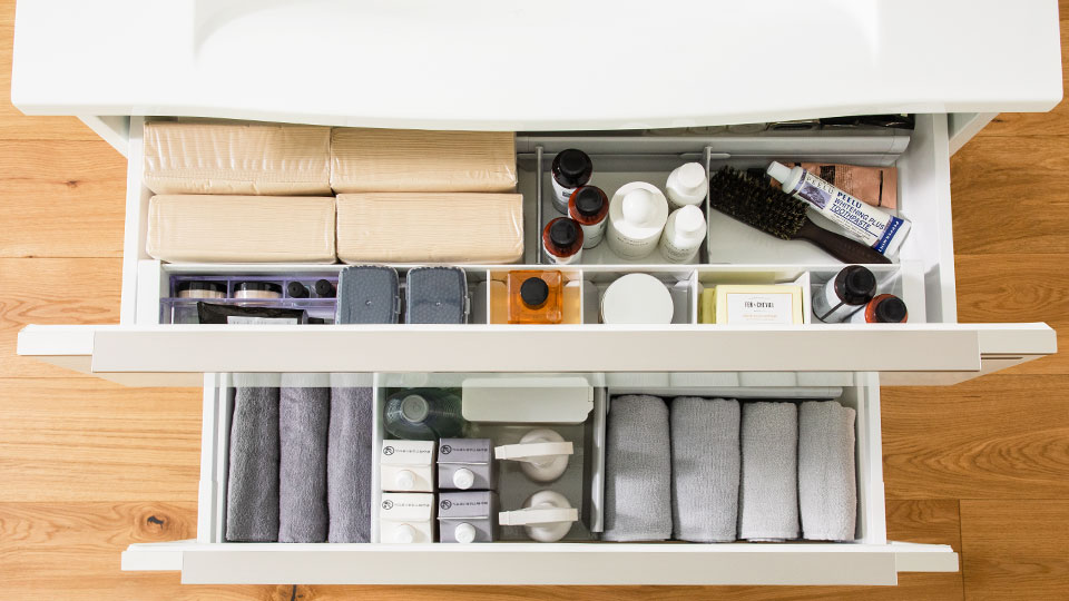 洗面化粧台、デッドスペースを活用し収納力UP! :: リフォーム産業新聞