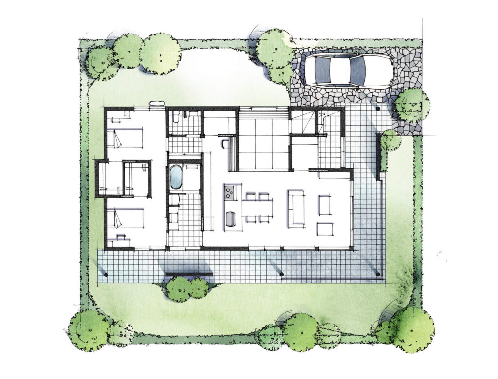 わが家の間取り！積水ハウス35坪4LDK・西玄関・平屋風２階建て - 家づくり全力応援