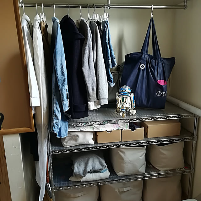 スチールラック 幅91 3段 メタルラック ワードローブ ハンガーラック シンプル メタルシェルフ 洋服 収納 衣類収納 アイリスオーヤマSEW-913E - ショッピング・ショップ通販検索