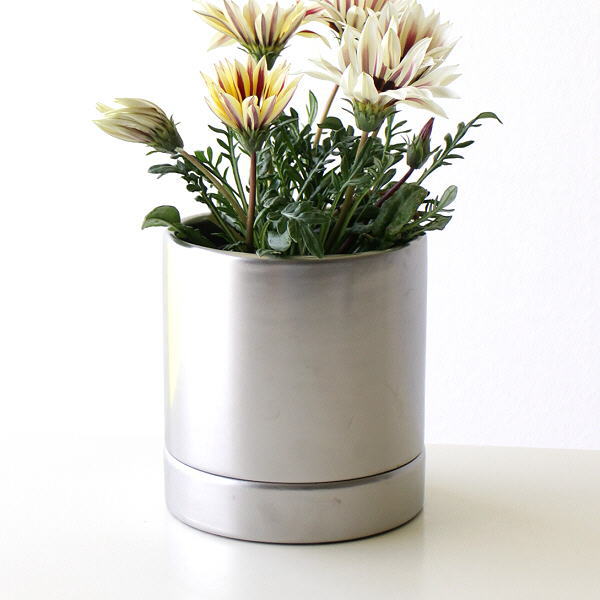 黒いスタンド付きプランター フラワースタンド 5号プランタースタンド 花台 鉢スタンド スタンド 鉢カバー スタンド付き 鉢置き 植木鉢スタンド鉢植え 観葉植物 プランター グリーン スチール製 5号サイズ