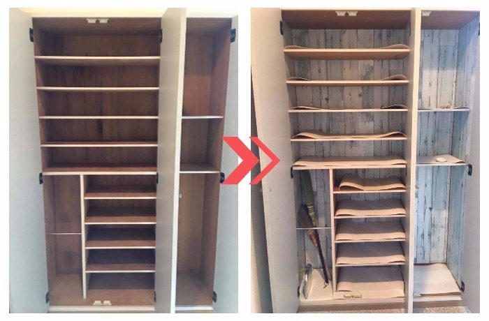 家具をリメイク リメイクシートを使えば簡単！古い下駄箱が新品みたいに│みかゆcafe