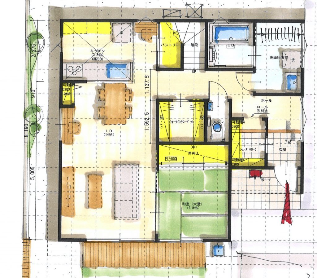 ウォークインクローゼットの間取り実例失敗しない広さとおしゃれなレイアウトのコツファンズライフホームのスタッフブログ月４万円台の新築一戸建て