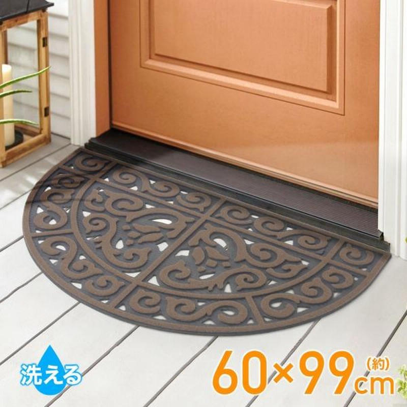 泥除けマット おしゃれ かわいい 泥落とし ミニ コンパクト 丸洗いOK 約30×40cm すべりにくい 置き配 玄関 ベランダ トイレ 屋外 屋内入口 ウォッシャブル ペイント -Store Pocket - プレゼント＆ギフトのギフトモール