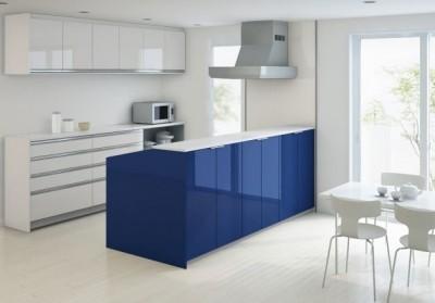 ホワイト×ブルーグレーでつくる、優しく可愛い北欧風キッチン」 by mikoさん2023年2月25日- エキサイトニュース