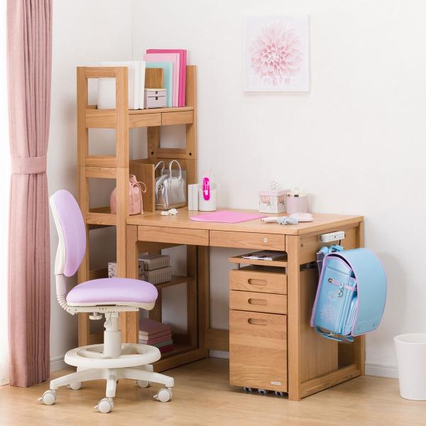 ニトリ 木製シンプルデスクセット 引き出し付き