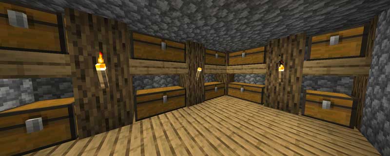 マイクラ日記 Part62 ～地下世界、創造ス③ 倉庫内装編 ～ : ねぷちゅーんのマイクラ日記