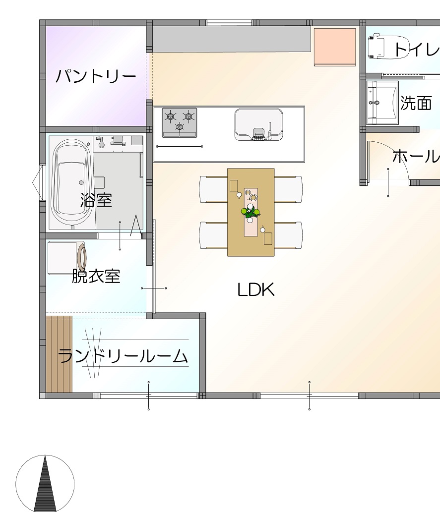ランドリールームを小さな家でつくる間取りの工夫。やっぱりあると家事がラクESSEonline エッセ オンライン