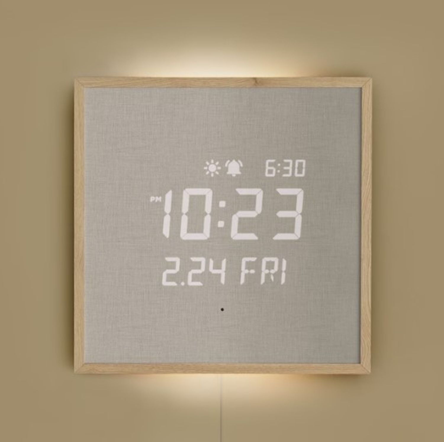 センサー 光る 月面 壁掛け時計 直径30cm LED アルミフレーム インテリア 銅針 掛け時計 ウォールクロック コードレス 点灯 発行 宇宙夜空 幻想的 神秘的 映える 個性的 おしゃれ インテリア 雑貨 時計 ライト 新築祝い 引越祝い 結婚祝い プレゼント