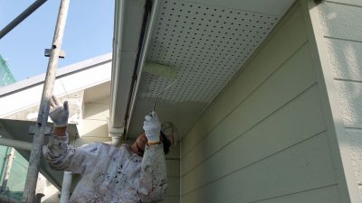 ポーチ軒天塗装スタッフブログ光英住宅新潟、長岡の新築・注文住宅・建売・二世帯住宅・土地探し・リフォームの住宅会社