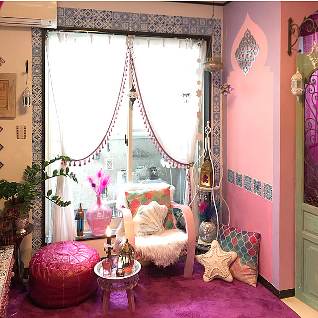 モロッコ風インテリアで一人暮らし部屋をきれいに変身速攻デコ術実例