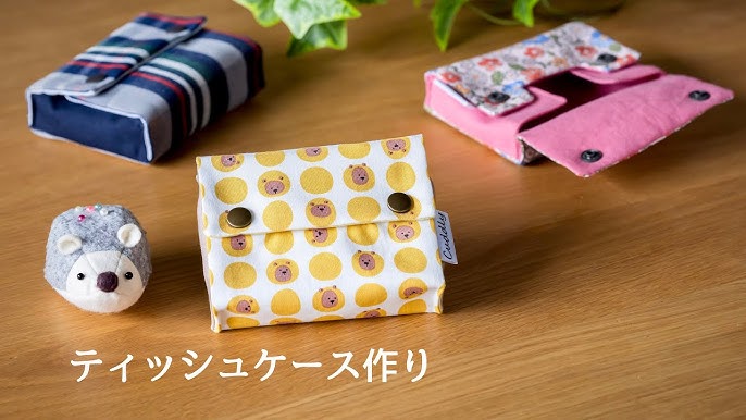 ポケットティッシュケース☆ピンクベージュ ポータブルティッシュケースla nature