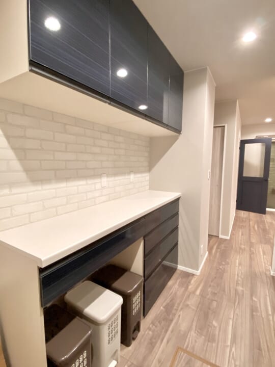 カップボードにぴったり！自宅マンションのゴミ箱をケユカの大容量にサイズアップ！中古マンションリノベで快適生活