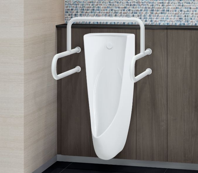 スタイリッシュなオフィス用男性トイレリフォーム越谷市施工事例埼玉のリフォーム店越谷市・墨田区・さいたま市ナカノヤ