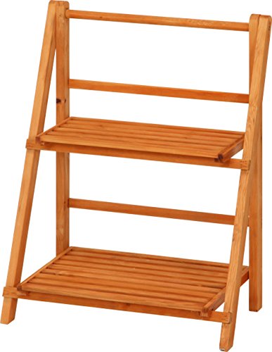 DAISO ダイソー折り畳みラック ２段 茶色Yahoo!フリマ 旧PayPayフリマ