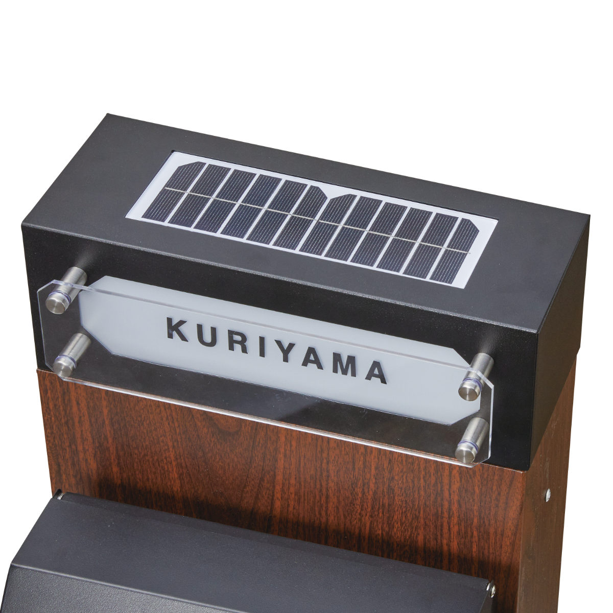ソーラーLED 表札 ネームプレート- PLUS SOLAR