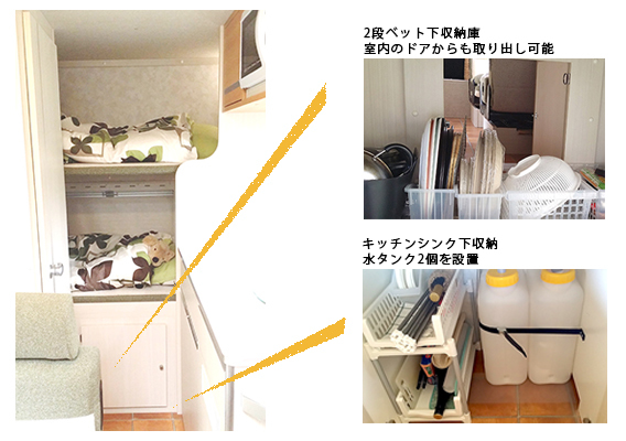 キャンピングカーに住んでいるからわかる！調理器具の上手な収納方法！DRIMOキャンピングカ