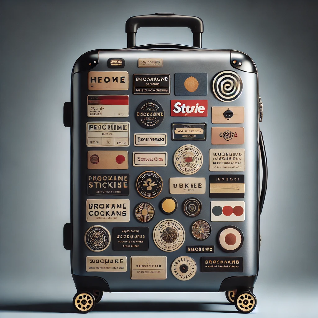 スーツケースのステッカー 凹凸面へのキレイな貼り方と剥がれ防止テクニック