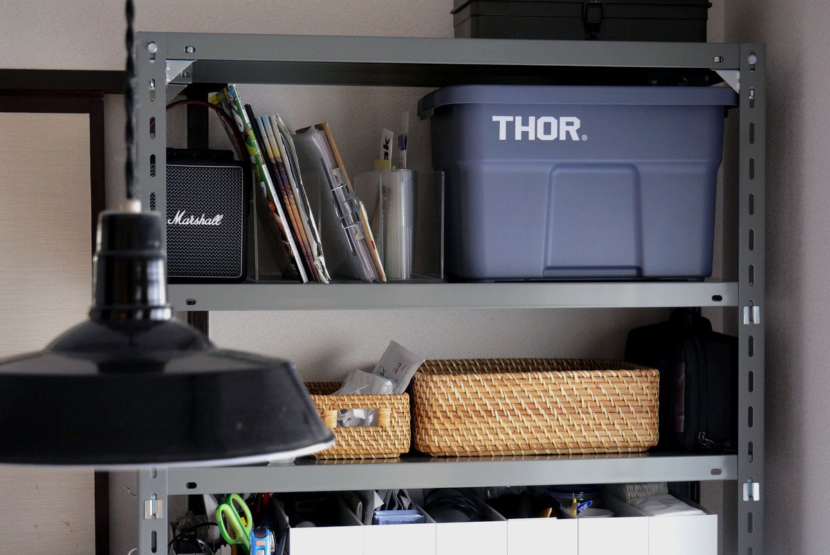 スチールラックをおしゃれに改造！工具なしで失敗なく簡単アレンジ