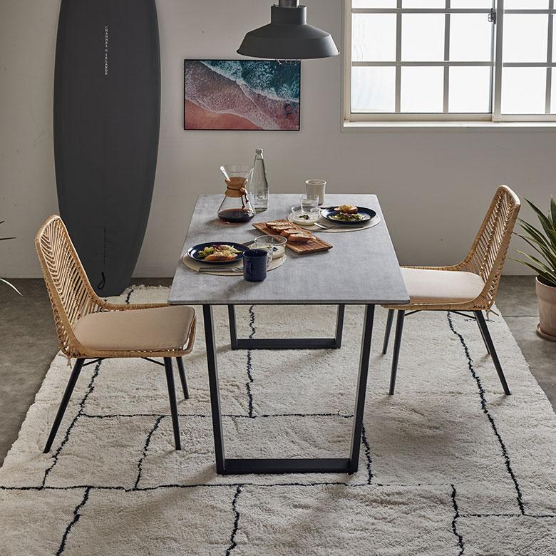 展示品 カリガリス オーク材 ダイニングテーブル 北欧 ホテルライク モダン