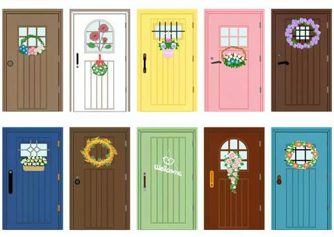 ナチュラルリース ナチュラル Ｌサイズ 約33cm 玄関 ドア 紙スタンド付き ドライフラワー プレゼントギフト おしゃれ 造花 高級 豪華 かわいい飾り-ミドリス ギフトモール店 - プレゼント＆ギフトのギフトモール