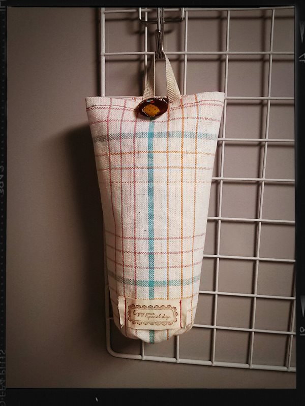 レジ袋ストッカーの作り方裏地あり Plastic Bag Holdertutorial