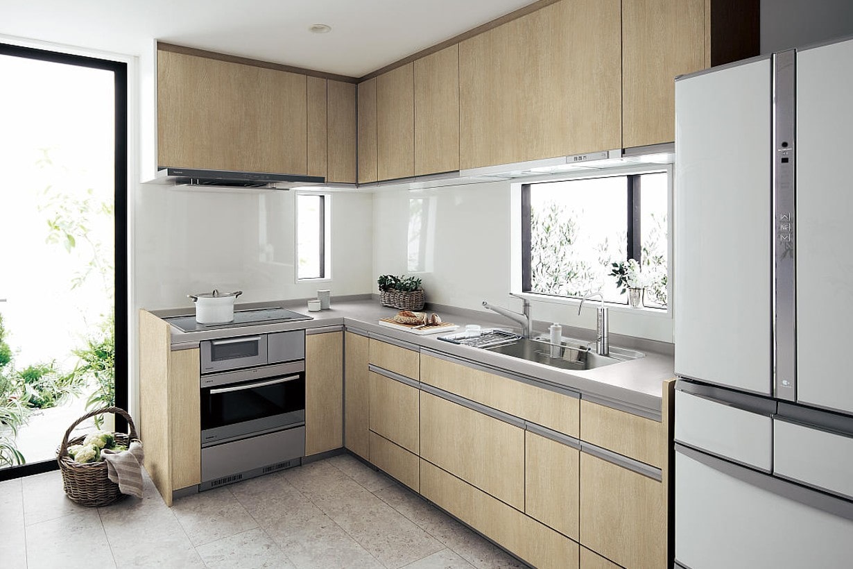 キッチンリノベで人気のエル型レイアウトおしゃれで便利な間取り事例中古マンション・戸建てリノベーション＆リフォーム