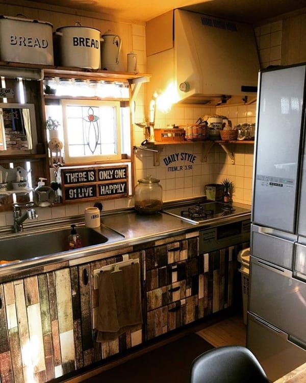 DIY リメイクシートでキッチン扉を貼り替えました富山県小矢部市・砺波市のリフォームなら山ワ建設工業パナソニックリフォームクラブ