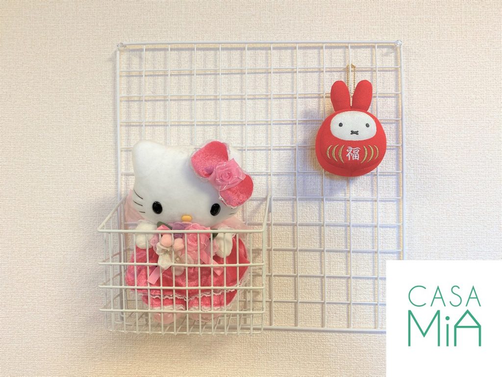 グッズの飾り方 ワイヤーネットTikTok