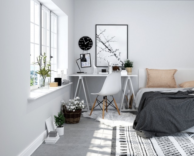 ワンルーム1人暮らし おしゃれ部屋のレイアウト実例31選 ニッセン通販 ニッセン-ワンルーム1人暮らし おしゃれ部屋のレイアウト実例31選