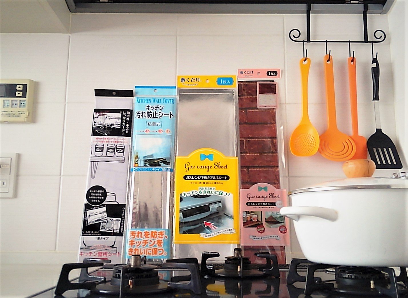 ダイソー 油汚れ防止シートの商品を使ったおしゃれなインテリア実例RoomClip ルームクリップ