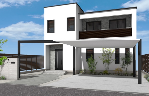 折半カーポート設置してみませんか？外構改修工事 糸島市スタッフブログ 西福岡店 エクステリア・ガーデン・外構・造園グランド工房