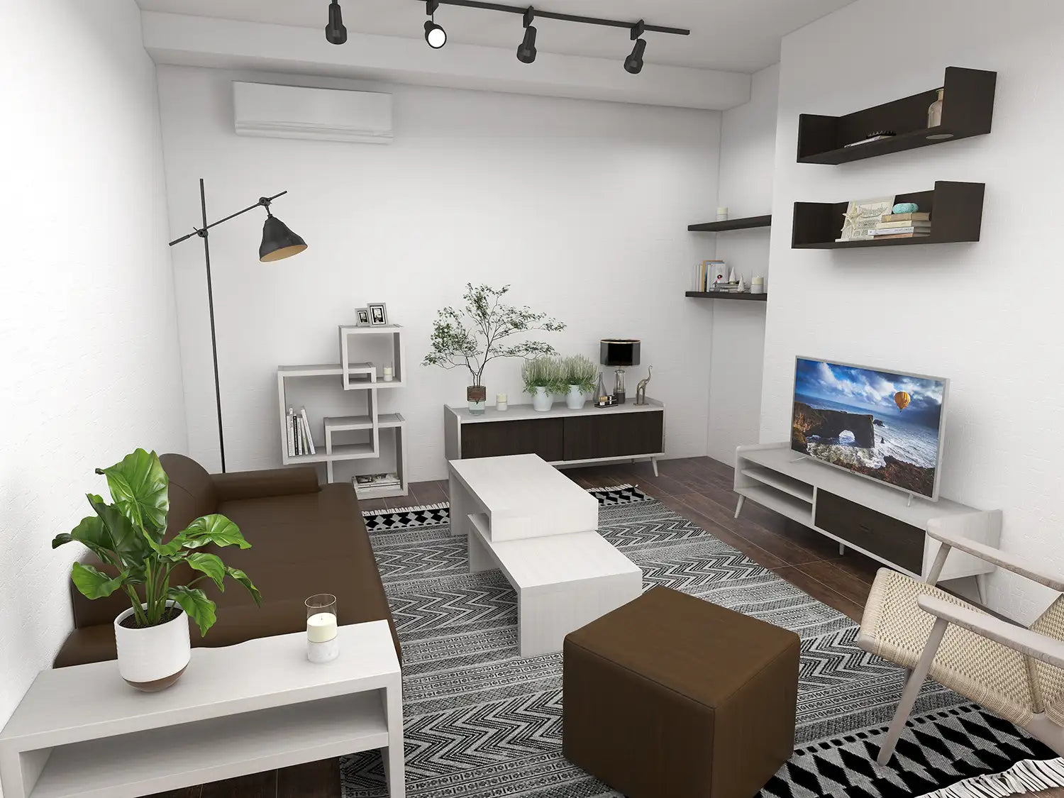 case:37 少し暗めの空間にこそレンタルがおすすめ 観葉植物・レンタル個人住宅向け観葉植物レンタルLOVE GREEN-ラブグリーン