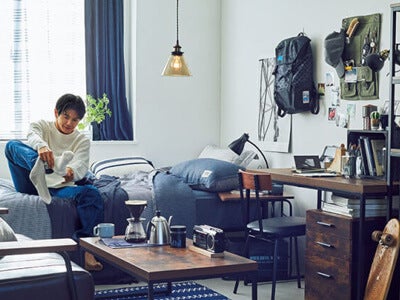 ニトリ 男 一人暮らしの商品を使ったおしゃれなインテリア実例RoomClip ルームクリップ